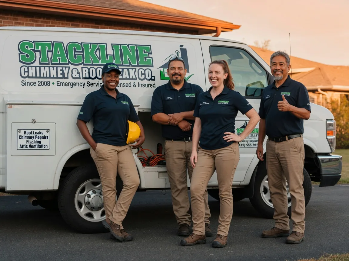 Chimney flashing repair company in Oak Ridge, MO